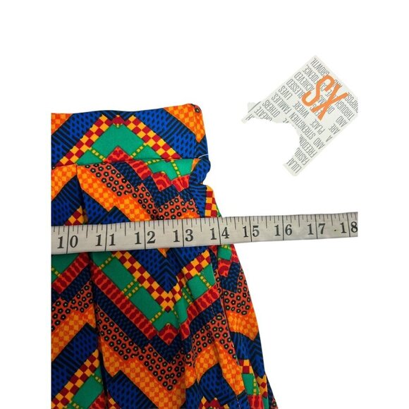 LuLaRoe Women's Multicolor Textile Skirt - Picture 6 of 7